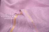 DEADSTOCK Japanese Fabric Shokunin Collection Orihimedaki Washed Linen - lilac - 50cm